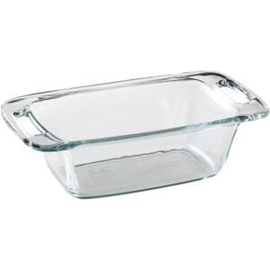 PYREX Loaf Dish Glass 1.5 Qt Easy Grab, 1 EA