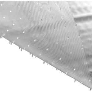 RESILIA Low-Pile Carpet Runner - Non Slip Carpet & Rug Protection, Washable Clear Vinyl Floor Runners, 27 Inches Wide x 12 Feet Long, Made in The USA
