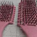 Curl Defining Brush,2024 Curly Hair Brush,Vented Hair Brush for Detangling, Shaping and Defining Curls For Women and Men Less Pulling (2Pcs Pink)