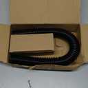 Hypertune 24" Stainless Steel Radiator Flexible Coolant Water Hose Kit W/Cap Clamp Black