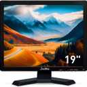 JaiHo 19 Inch PC Desktop Monitor - 1280x1024 HD LCD Color Display Screen, Office Monitor with HDMI VGA BNC AV USB for Home Office Gaming Raspberry Pi PC, VESA Compatible