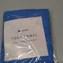 Eunzel Hot Yoga Towel - Microfiber Non Slip Yoga Mat Towel with Grip Dot Sweat Absorbent Towel for Hot Yoga, Pilates and Fitness 72" x 24", Blue/Orange