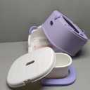 KB 3-in-1 Potty Training Toilet (Chair, Seat, Step Stool) - 9 CM Splash Guard, One-Click Assembly, Easy to Clean - Versatile Toddler Potty Trainer for Boy Girl - Purple