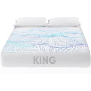 Grounding Sheets King Size, 95% Organic Cotton + 5% Pure Silver Fiber, Grounded Sheet Earth Connected Bedding (King  77"x 80"x 13" White) Fitted Earth Sheets with Grounding Cord