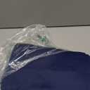 BGment Rod Pocket and Back Tab Blackout Curtains for Bedroom - Thermal Insulated Room Darkening Curtains for Living Room, 42x63 inch, 2 Window Curtain Panels, Navy Blue