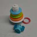 PlenPLAY Baby Tummy Time Toys - Musical Stacking Rings for Toddlers 1-3, Sensory Learning Toys with Elephant Themed Stackable Rings