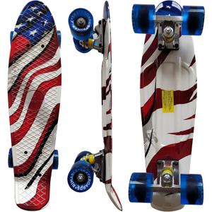 RIMABLE Complete 22 Inches Skateboard, AMERICA