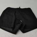 NIMENJOJA Womens Athletic Gym Shorts Comfy Sweat Shorts for Workout Casual Lounge with Pockets (Medium, Black)