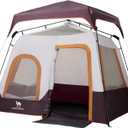 Camping Tents 6 Person Pop Up - Sets Up in 60s for Family Camping, Windproof Design, Family Cabin Tent with Rainfly & Backpack Carry Bag