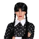 Toynk Gothic Girl Black Braided Black Adult Costume Wig