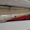 2-Ton Folding Engine Hoist Cherry Picker 4400 Lb Capacity Hydraulic Shop Crane with Telescoping Boom 6 Caster Wheels for Automotive Repair Garage Use Includes Hitch and Storage Stand Red