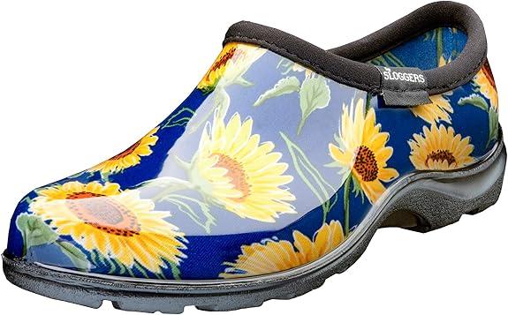 Sloggers Original Waterproof Rain and Garden Shoe for Women– Outdoor Slip-On Garden Clog - Made in The USA with Premium Comfort Insole and Arch Support, 8