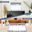 2026-2027 Wall calendar, January 2026 to June 2027, with thick paper, christmas style Wall calendar