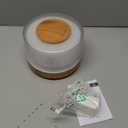 muson Essential Oil Diffuser Sound Machine Combo Diffuser for Aromatherapy Fragrant Oil Cool Mist Humidifier with Natural Sound Music & Warm Night Light, Auto Shutoff, White