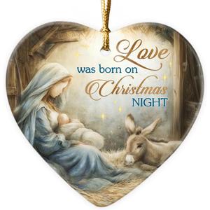 6 x Nativity Christmas Ornaments 2026 - Nativity Scene Ornaments for Christmas Tree, Baby Jesus, Catholic Christian Gifts for Friend, Religious Gifts for Women Christian, The Holy Family Xmas Decor