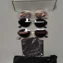 livho 2025 Trendy Oval Sunglasses - Stylish Polarized Shades for Everyday - Retro Metal Frames