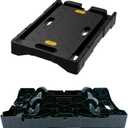 300lbs Heavy Duty Furniture Mover Plastic Dolly Cart Multipurpose 360 Degree Wheels Moving Supplies High Capacity Movers 4 Pluggable Casters Transporter for Garden Home & Office Use (Thickened Rectangle 24.8x15.9 in)