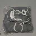 MIUCO Moroccan Embroidered Semi Sheer Curtains Linen Look Grommet Curtains for Living Room 52 x 84 Inch Set of 2, Grey