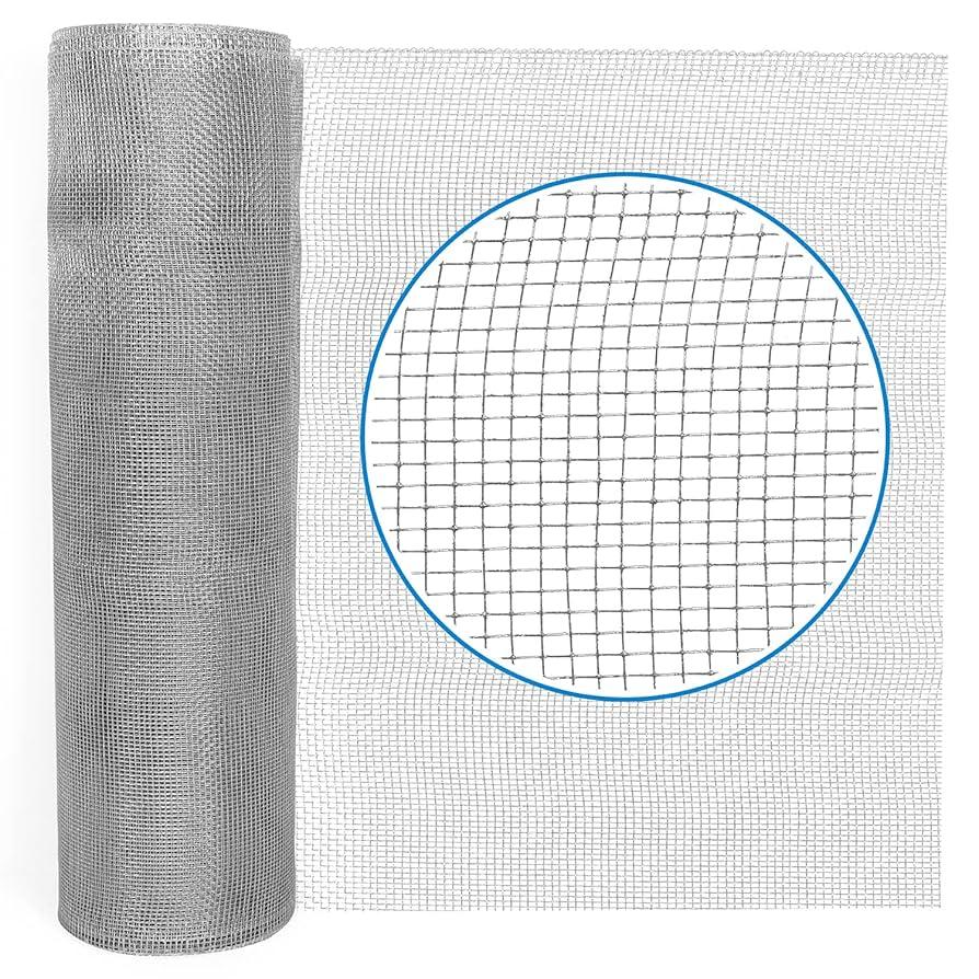 AGGFENCER Hardware Cloth 24inx25 feet 27ga 1/8in
