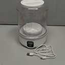 Underwear Washing Machine, Upgrade 1.5L Mini Portable Washing Machine Rechargeable Underwear Washer Deep Cleans Small Clothes for Apartment, Dorm, RV, Travel & Hotel Use (White)