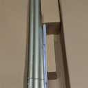 TONIAL Curtain Rods 32 to 115 Inch(2.6-9.6ft), Telescoping Splicing 3/4 Single Rods for Windows Decorative Drapery Rod with Acrylic Diamond Finial, Champagne Gold