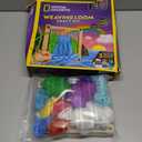 NATIONAL GEOGRAPHIC Wooden Arts and Crafts Loom Weaving Kit - Yarn and 3 Fun Designs for Easy Weaving, Child Weaving Set with Loom