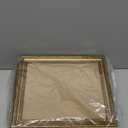 eletecpro 8x10 Picture Frames Set of 4, Vintage Photo Frame with Glass, Gold Frames 8 x 10 Display 5x7 Photo with Mat or 8x10 without Mat for Tabletop or Wall Decor, Gold