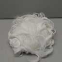 Mens White Wigs Short Soft Layered Natural Synthetic Hair for Male Daily Full Wig(White)