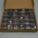 32 Pcs Square Chair Leg Protectors for Hardwood Floors,Felt Furniture Floor Protectors with Silicone Caps, Extra Large Size (Fits Chair Legs with Side Length: 1-5/8" to 2")