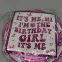 Pink I Tableware, 60 Pcs Music Birthday Decorations