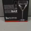 Riedel Nick & Nora Large Crystal Glasses, Drink Specific Glassware Machine-Made, Set of 2