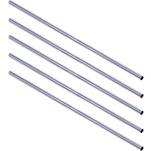 Design House 559138 60-inch Classic Steel Shower Rod 5-Pack Polished Chrome