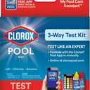Clorox Pool&Spa Swimming Pool 3-Way Water Test Kit, Accurately Measures Bromine, Chlorine and pH Levels (Pack of 1) (Blue)