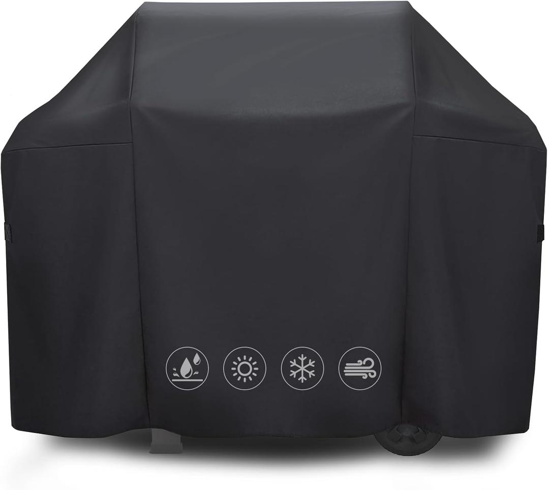Premium 51" Grill Cover for Weber Spirit/Genesis Series - Heavy-Duty 600D Waterproof Cover with Air Vents - Fits Spirit 300, Spirit II 300, Genesis Series (51" L x 17.8" W x 42" H)