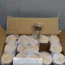 10 OZ Thick Candle Jars for Making Candles 15 Pcs, Empty Jars with Wood Lids for Candle Making, Sample Container, Clear