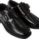 Josmo Boys Classic Comfort Oxford Shoe - Wing Tip Formal Dress Shoes lace up (Colors: Black/Brown/White) (Sizes: 7-10 Toddler / 11-2 Little Kid / 3-6 Big Kid)