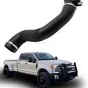 Turbo Intercooler Outlet Tube, HC3Z-6F073-B, Compatible with 2017 2018 2019 Ford F250 F350 Super Duty 6.7 L PowerStroke Engine, Turbocharger Intercooler Pipe, Cold Side Air Intake Tube w/ Sensor