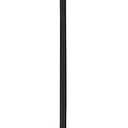 Echo Ridge 1-Light Pendant Light Matte Black Finish with Ribbed Shade, Adjustable Hanging Cord, Modern Lighting for Bedroom or Kitchen Island