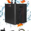 Aquarium Chiller 75 Gal 1/3 HP Water Chiller for Hydroponics System with Compressor Refrigeration Special Quiet Design for Fish Tank Axolotl Jellyfish and Coral Reef Tank 300L
