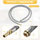 88624000 Kitchen Faucet Hose for Hansgrohe 95507000 & 95506000 Pull Down Spray Hose Replacement Part,59-inch