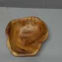 Wooden Bowl Decorative Natural Wood Fruit Bowl, Irregular Creative Wood Bowls, Rustic Hand Carved Candy Snack Keys Serving Bowls for Home Decor(8"-10" Diameter)