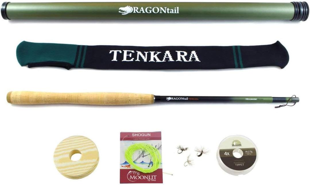 DRAGONtail Tenkara Hellbender Zoom 13' / 11.3' Tenkara Fly Fishing Rod