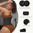 FeelinGirl Waist Trainer Belt Waist Cincher Trimmer Ab Belt Tummy Control Body Shaper with Triple Wrap Women and Men (Black, XL)
