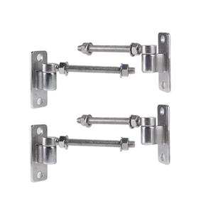 Stainless Steel J Bolt Gate Hinge with Dia M12 for Wood Fence, Heavy Duty Gate Hinge for Metal Gate Farm Gate (6" (2 Pack))