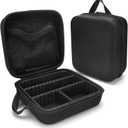ZIBARBER Barber Carrying Case,Barber Case, Stylist Tool Box Professional Salon Hair Cutting Grooming Kit Storage Organizer for Clippers, Scissors, Barber Supplies (Small)