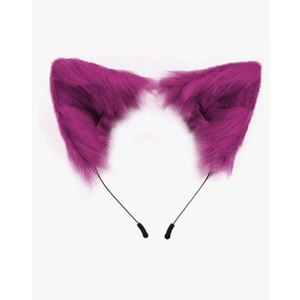 Handmade Fox Wolf Cat Ears Headwear Costume Accessories for Halloween Christmas Party