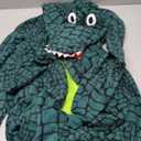 Funziez! Crocodile Alligator Adult Onesie - Dinosaur Halloween Costume - Animal One Piece Cosplay Suit for Women and Men , S