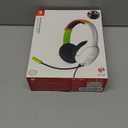 PDP AIRLITE Wired Headset, Officially Licensed Nintendo Switch/Lite/OLED, Lightweight Durable Headphones, 3.5mm audio jack, Noise-canceling Flip-to-Mute Mic, Mario Kart Radiant Racers, White/Red/Green