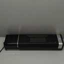 Dumos 24inch Space Heaters for Indoor Use, Portable Heater with 3 Light Colors, Adjustable Thermostat with Remote, Tip-over Protection Up to 95F, 60Oscillation (Black)