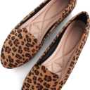 SAILING LU Women Round Toe Flats Comfortable Fashion Ballet Flat Shoes for Women Dressy Slip-ons Loafers (9.5)